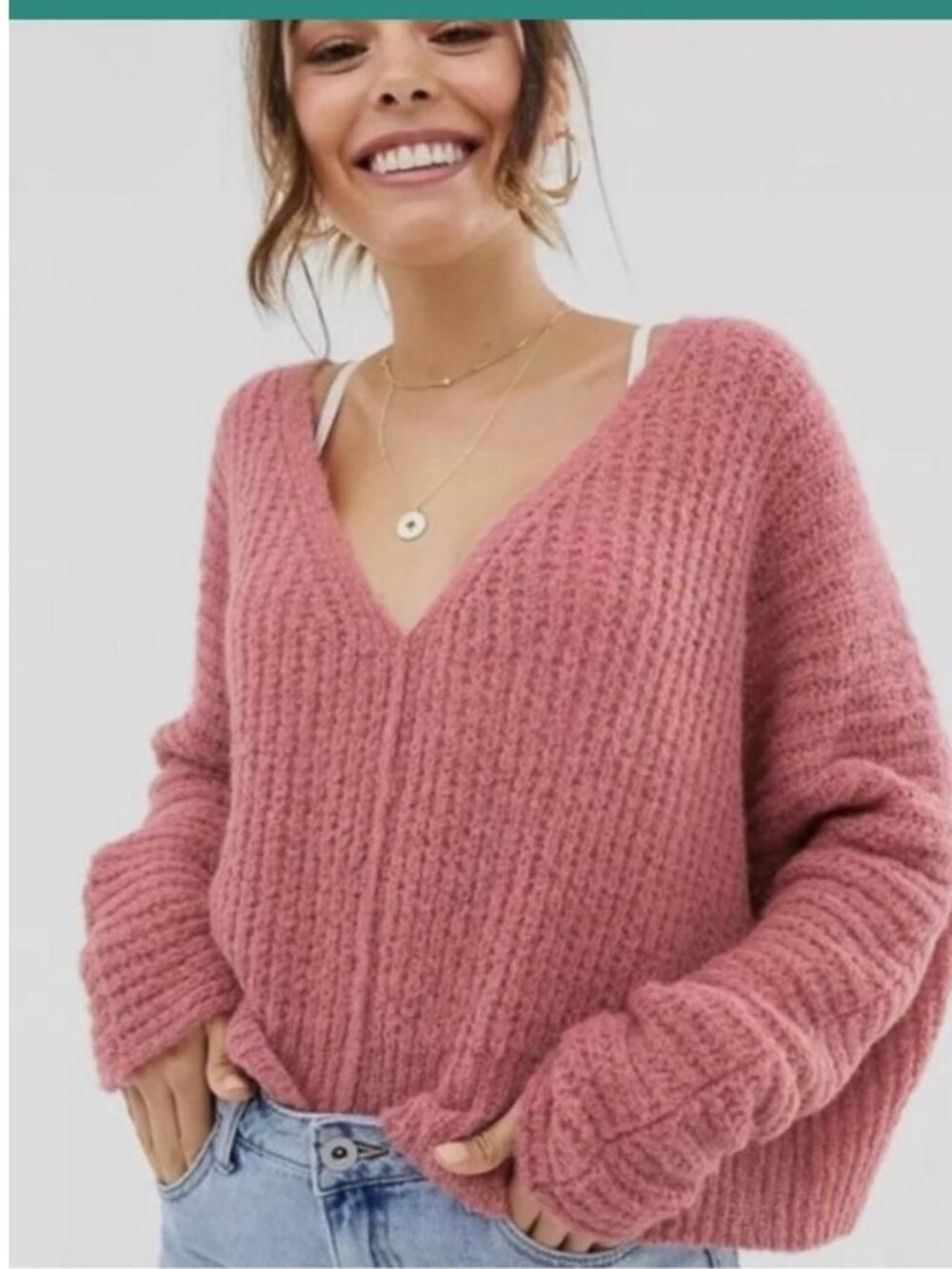 Free People Moonbeam Alpaca Sweater Small